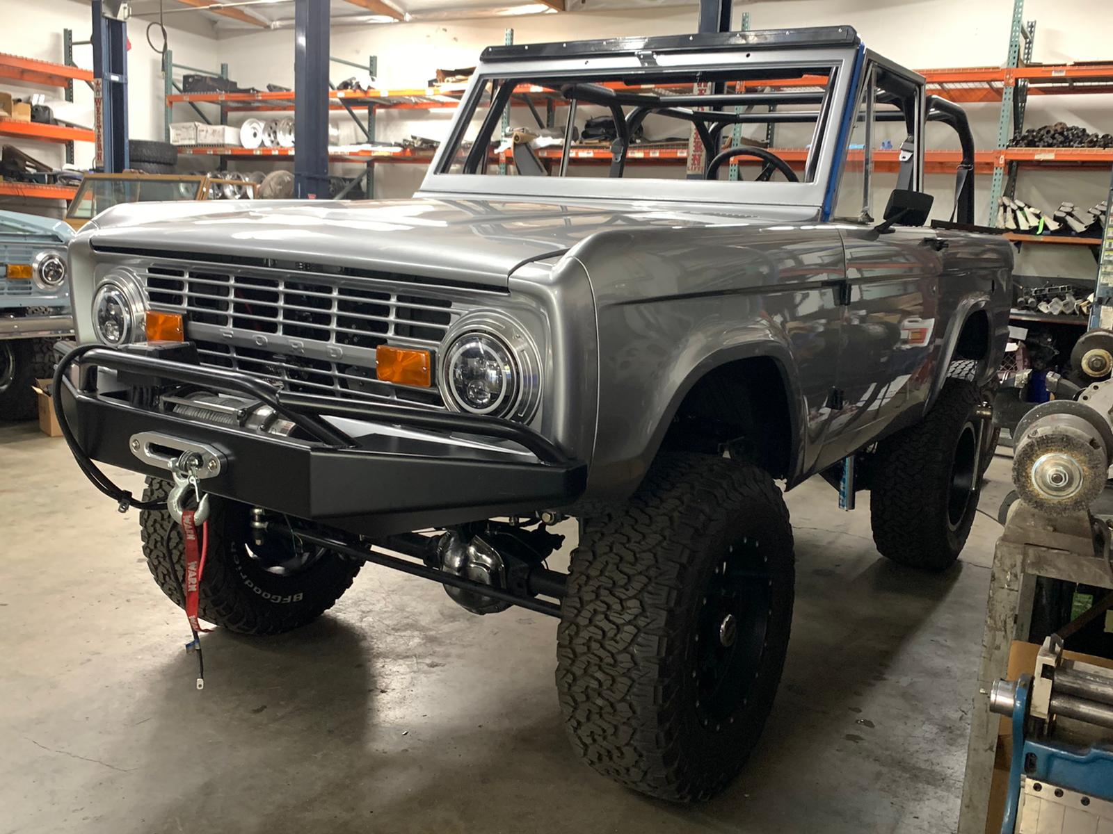 1967 Silver Radiance Metallic Legend Ford Bronco | Custom Classic Ford ...