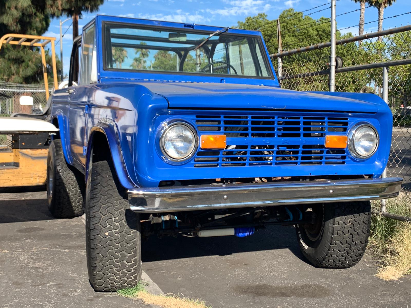 1966 Blue Ford Bronco | Custom Classic Ford Bronco Restorations by ...