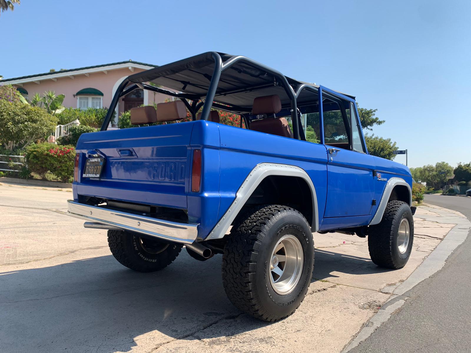 1966 Blue Ford Bronco - Custom Classic Ford Bronco Restorations by Rocky Roads LLC.