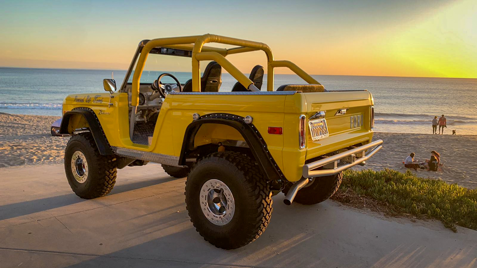 1969 Yellow Ford Bronco Roadster | Custom Classic Ford Bronco ...