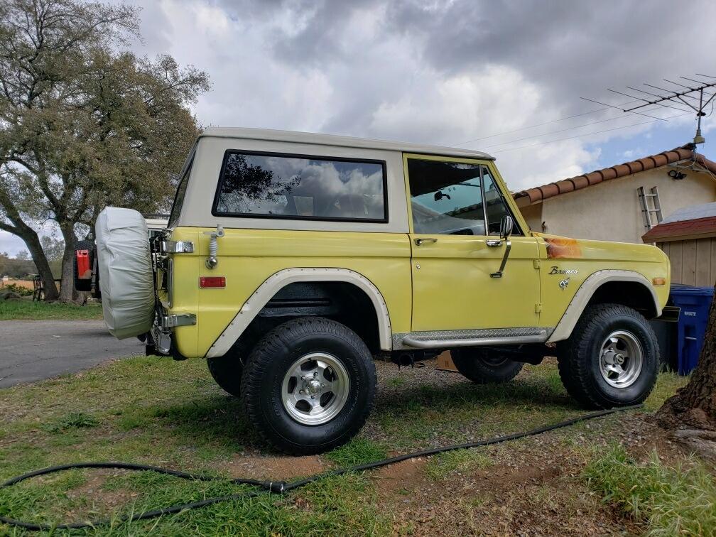 1974 Yellow Bronco Custom Classic Ford Bronco Restorations by Rocky