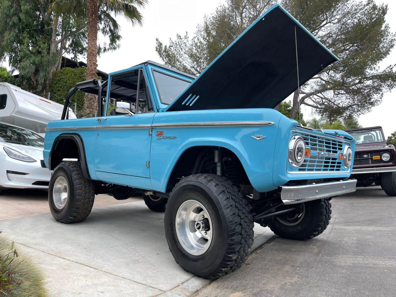 1968 Light Blue Ford Bronco - Custom Classic Ford Bronco Restorations by Rocky Roads LLC.