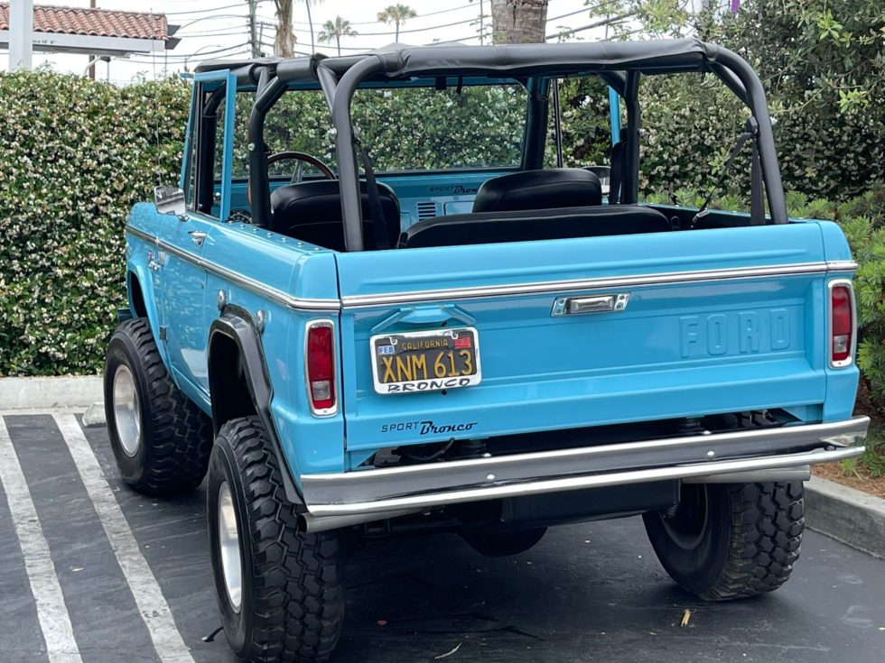 1968 Light Blue Ford Bronco - Custom Classic Ford Bronco Restorations by Rocky Roads LLC.